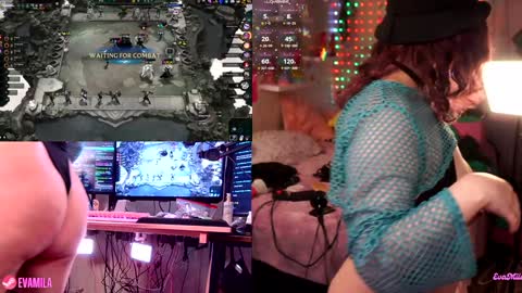 Snapshot of evamilaa chatting on 12.04.24 Eva  online show from 12.04.24