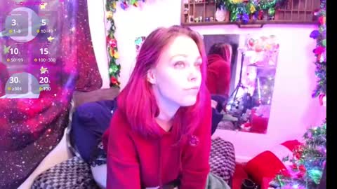 Snapshot of everlyester chatting on 12.14.24 Evie online show from 12.14.24