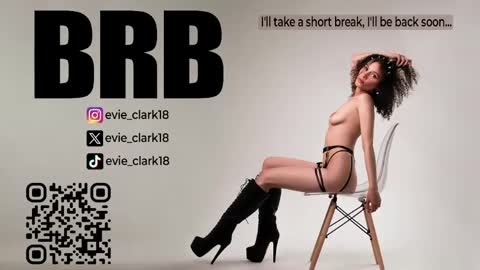 Snapshot of evie_clark_ chatting on 05.27.26 My name is Evie nice to meet you really get to know me better private is open online show from 05.27.26