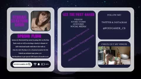 Snapshot of foxy_gamer chatting on 05.06.26 Lex Vive foxygamer cb online show from 05.06.26
