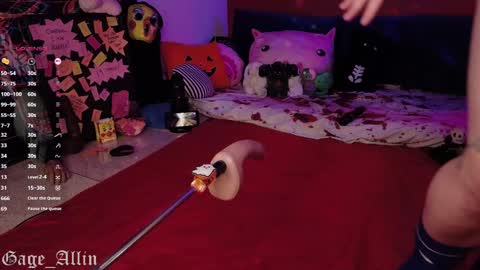 Gage Allin AKA Alpha Pussy online show from 10.25.25