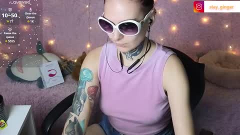 Snapshot of ginger_stay chatting on 01.02.25 Ginger online show from 01.02.25