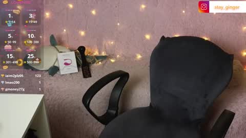 Snapshot of ginger_stay chatting on 01.22.25 Ginger online show from 01.22.25