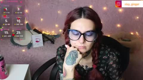 Snapshot of ginger_stay chatting on 02.18.25 Ginger online show from 02.18.25