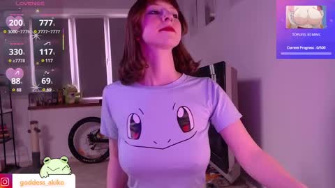 Snapshot of goddessakiko chatting on 03.12.25 Akiko online show from 03.12.25