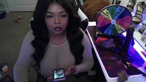 Snapshot of goddesscocoaa chatting on 01.28.25 Goddess Cocoa online show from 01.28.25