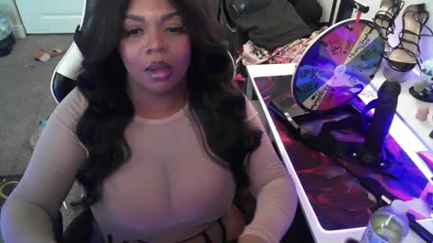 Snapshot of goddesscocoaa chatting on 01.28.25 Goddess Cocoa online show from 01.28.25
