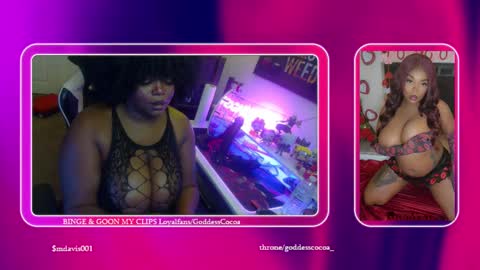 Snapshot of goddesscocoaa chatting on 09.11.25 Goddess Cocoa online show from 09.11.25