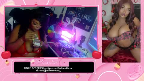 Snapshot of goddesscocoaa chatting on 04.24.26 Goddess Cocoa online show from 04.24.26