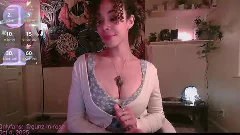 Snapshot of gunzinrose chatting on 10.05.25 Kylie online show from 10.05.25