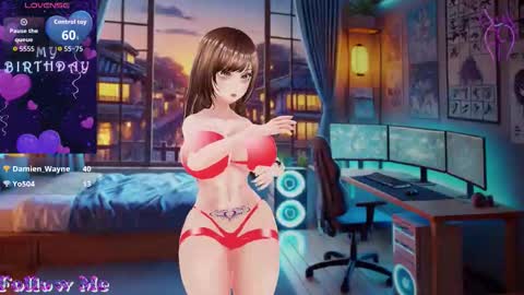 Snapshot of hanaedamgirl chatting on 10.31.25 Hanae online show from 10.31.25