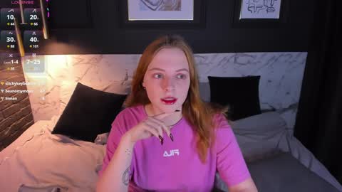 Snapshot of hanna_melon chatting on 01.25.25 Hanna next stream is Mo 8pm-6am by CET online show from 01.25.25