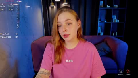 Snapshot of hanna_melon chatting on 01.27.25 Hanna next stream is Mo 8pm-6am by CET online show from 01.27.25