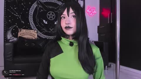 Snapshot of hazellwitch chatting on 10.31.25 Hazell Witch online show from 10.31.25