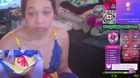 Snapshot of highnesscanna chatting on 10.07.25 HiGHNESS CANNA online show from 10.07.25