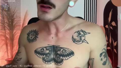 Snapshot of jeff_cube chatting on 11.23.25 Jeff and Mugi Independent model online show from 11.23.25