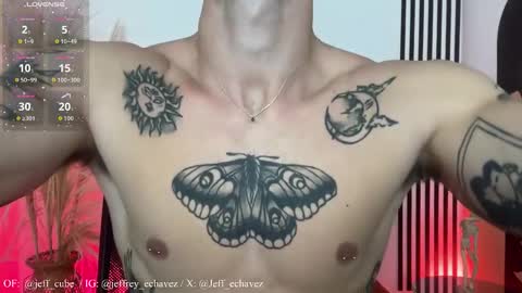 Snapshot of jeff_cube chatting on 11.24.25 Jeff and Mugi Independent model online show from 11.24.25