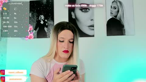 Snapshot of jessicameron chatting on 01.08.25 JESSI AND NAOMI online show from 01.08.25