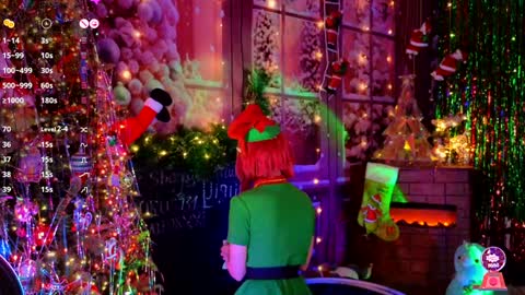 Snapshot of jiglipuf chatting on 12.21.24 online show from 12.21.24