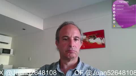 Snapshot of johnq_23 chatting on 10.21.25 John online show from 10.21.25