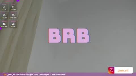 Snapshot of juanmiiss chatting on 10.03.25 Juan Miguel online show from 10.03.25