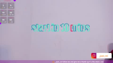 Snapshot of juanmiiss chatting on 10.15.25 Juan Miguel online show from 10.15.25