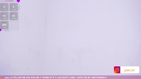 Snapshot of juanmiiss chatting on 10.27.25 Juan Miguel online show from 10.27.25