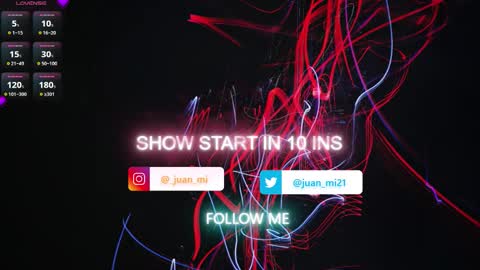 Juan Miguel online show from 01.10.26