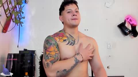 Snapshot of kaledd_musclee chatting on 02.28.25 Kaledd musclees room Master online show from 02.28.25