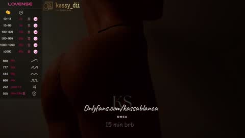 Kassy  online show from 01.11.25