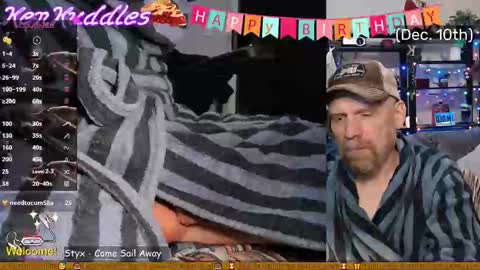 Snapshot of kenkuddles chatting on 12.19.25 Ken Kuddles online show from 12.19.25