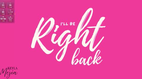 Snapshot of keyla_mejia chatting on 10.20.25 Keyla online show from 10.20.25