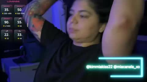 Snapshot of kimmiakiss22 chatting on 10.12.25 Kimmi online show from 10.12.25