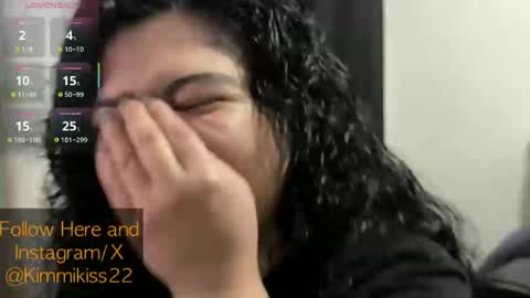 Snapshot of kimmiakiss22 chatting on 10.24.25 Kimmi online show from 10.24.25