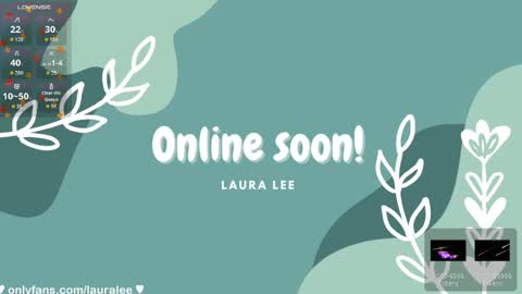 Snapshot of laura_lee chatting on 10.23.25 Laura Lee. online show from 10.23.25