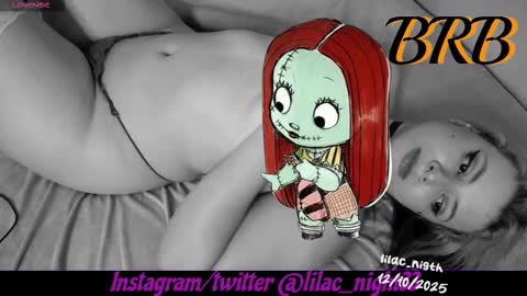 Snapshot of lilac_night chatting on 10.12.25 Jen online show from 10.12.25