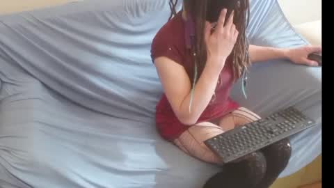 Snapshot of lillysissi chatting on 11.18.25 Lilli Sissy SlutCat online show from 11.18.25
