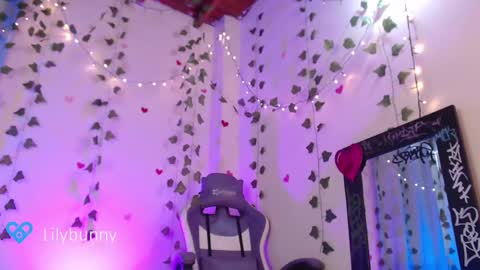 Snapshot of lily_bunny_1 chatting on 02.24.25 Fansly LilyBunny- help me reach 50 thumbs up online show from 02.24.25