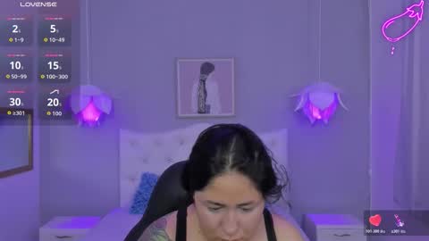 Snapshot of lisa7_7 chatting on 10.29.25 Lisa online show from 10.29.25