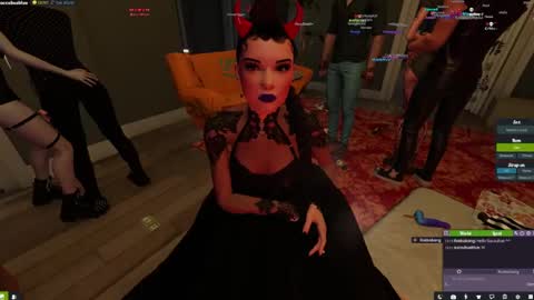 Succubus Blue online show from 02.10.25