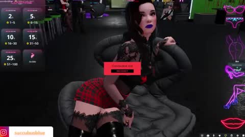 Succubus Blue online show from 02.11.25