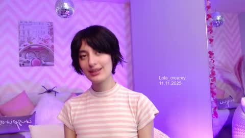 Snapshot of lola_creamy chatting on 11.11.25 Lola online show from 11.11.25