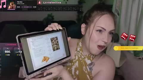 Lo Valentine online show from 01.07.26