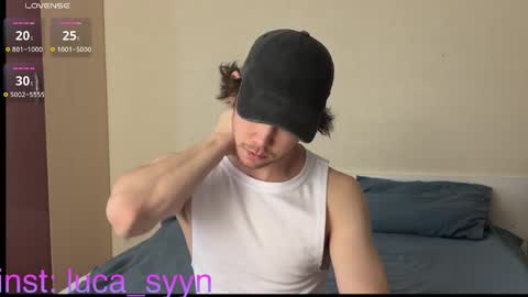 Snapshot of luca_syn chatting on 10.12.25 Luca S online show from 10.12.25