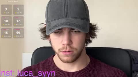 Snapshot of luca_syn chatting on 10.19.25 Luca S online show from 10.19.25