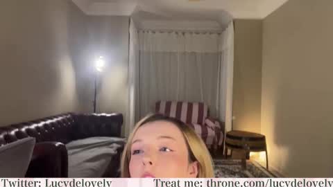 Snapshot of lucydelovely chatting on 10.16.25 Lucy online show from 10.16.25