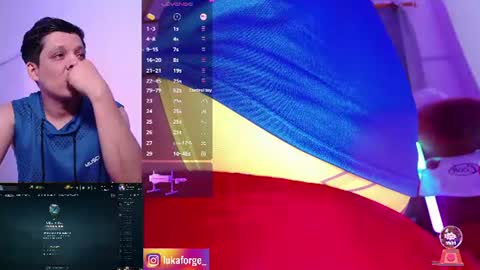 Snapshot of lukaforge chatting on 07.17.26 lukaforge online show from 07.17.26