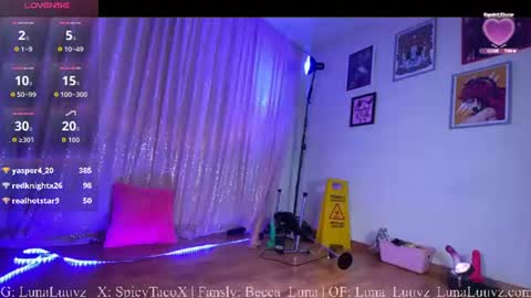 Luna Luuvz online show from 07.07.26