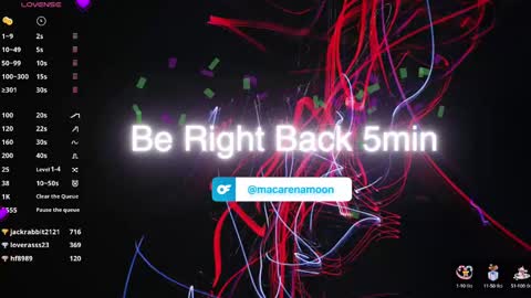 Snapshot of maca_hugo chatting on 01.18.25 Maca Hugo online show from 01.18.25