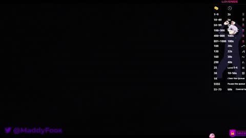 Snapshot of maddyfoox chatting on 06.10.26 Maddy Foox online show from 06.10.26